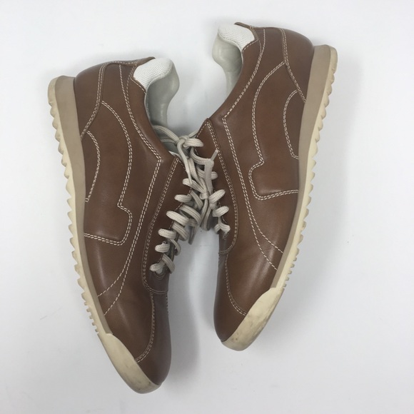 Salvatore Ferragamo Leather Athletic Shoes 7-1/2B - Picture 3 of 7